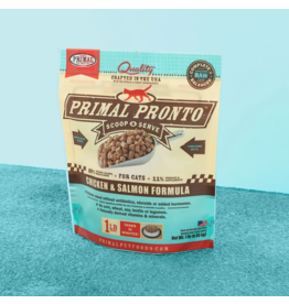 Primal Pet Foods Primal Raw Frozen Pronto Cat Food Chicken & Salmon 1 lb CASE (*Frozen Products for Local Delivery or In-Store Pickup Only. *)