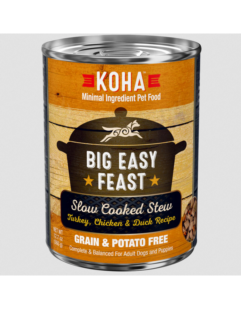 Koha Koha Canned Dog Food | Big Easy Feast 12.7 oz single