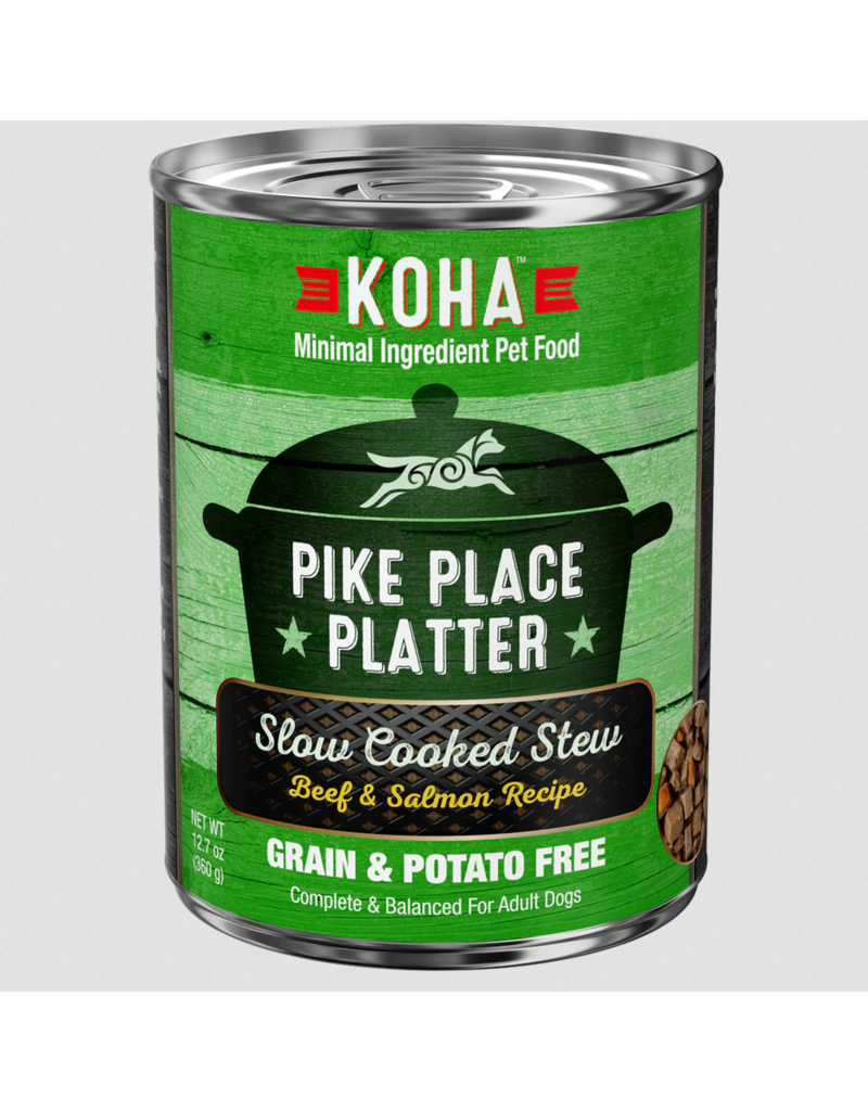 Koha Koha Canned Dog Food Pike Place Platter 12.7 oz CASE