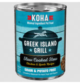 Koha Koha Canned Dog Food Greek Island Grill 12.7 oz CASE