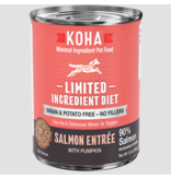 Koha Koha Canned Dog Food Salmon Entree 13 oz CASE