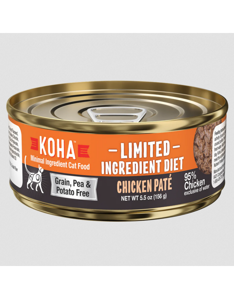 Koha Koha Canned Cat Food | Chicken Pate 5.5 oz CASE