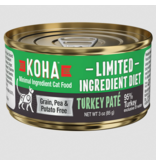 Koha Koha Canned Cat Food | Turkey Pate 3 oz CASE