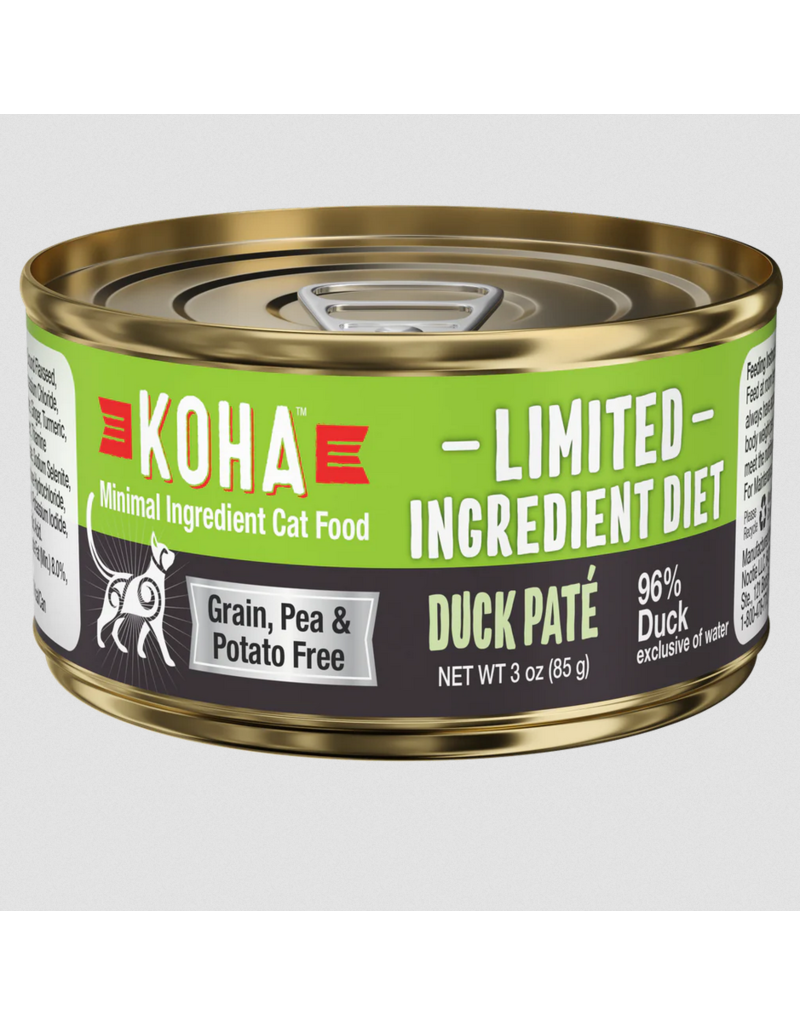 Koha Koha Canned Cat Food | Duck Pate 3 oz CASE