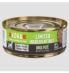 Koha Koha Canned Cat Food | Duck Pate 5.5 oz CASE