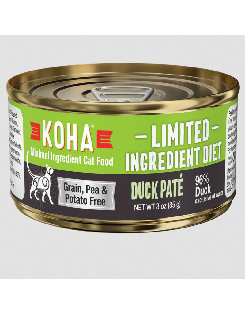 Koha Koha Canned Cat Food | Duck Pate 3 oz single
