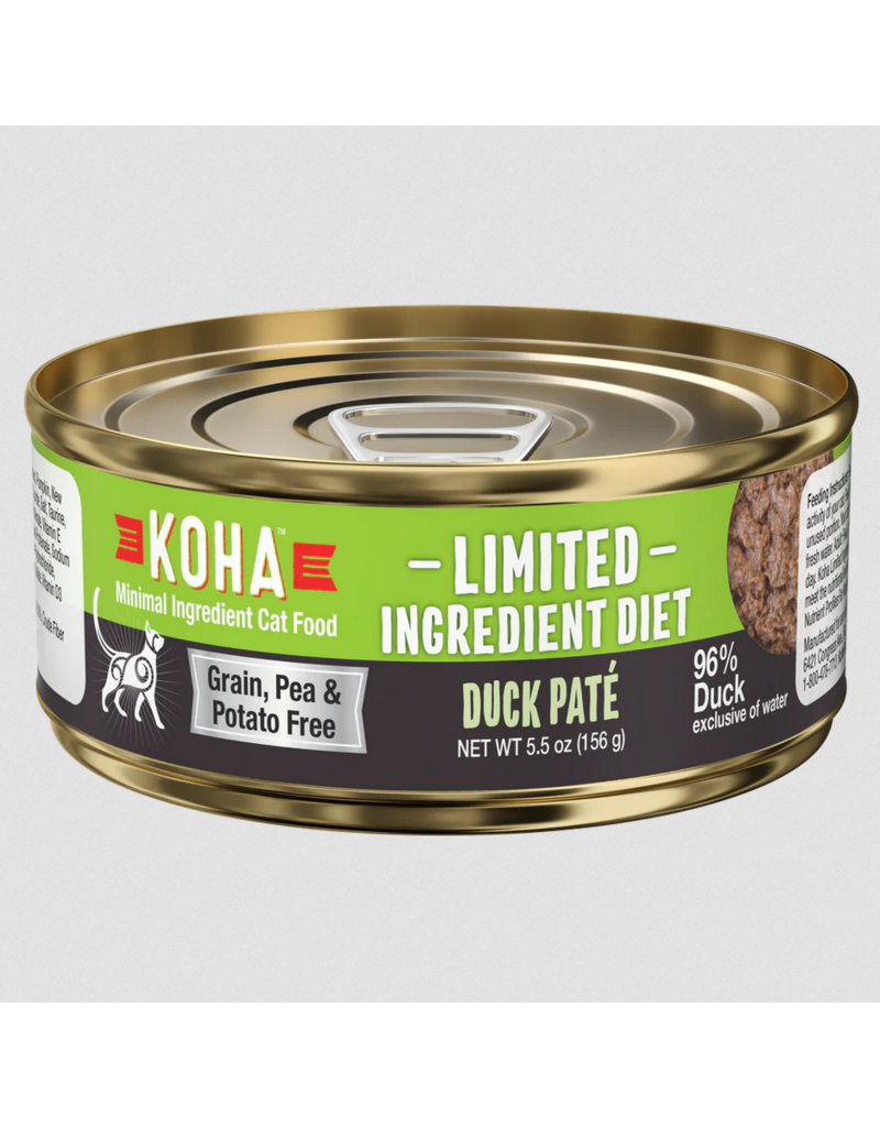 Koha Koha Canned Cat Food | Duck Pate 5.5 oz single