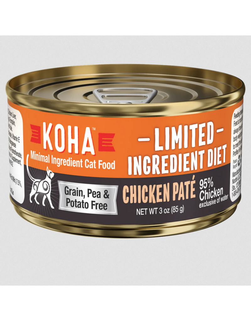Koha Koha Canned Cat Food | Chicken Pate 3 oz CASE