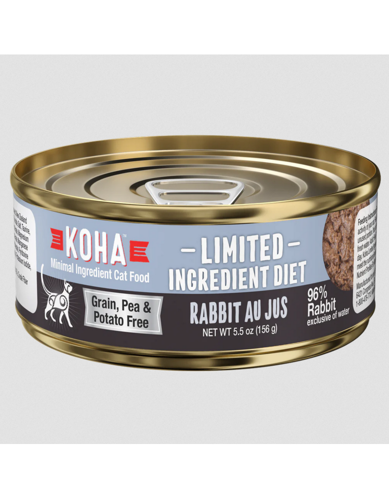 Koha Koha Canned Cat Food | Rabbit Pate 5.5 oz CASE