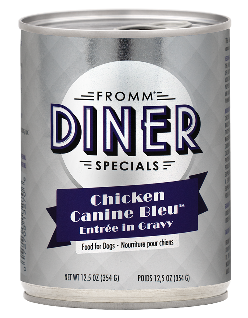Fromm Fromm Diner Dog Food Can | Chicken Canine Bleu Entree 12.5 oz single