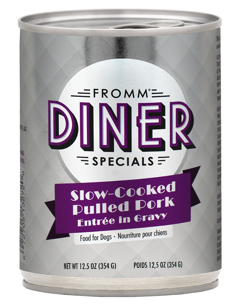 Fromm Fromm Diner Dog Food Can | Pulled Pork Entree 12.5 oz CASE