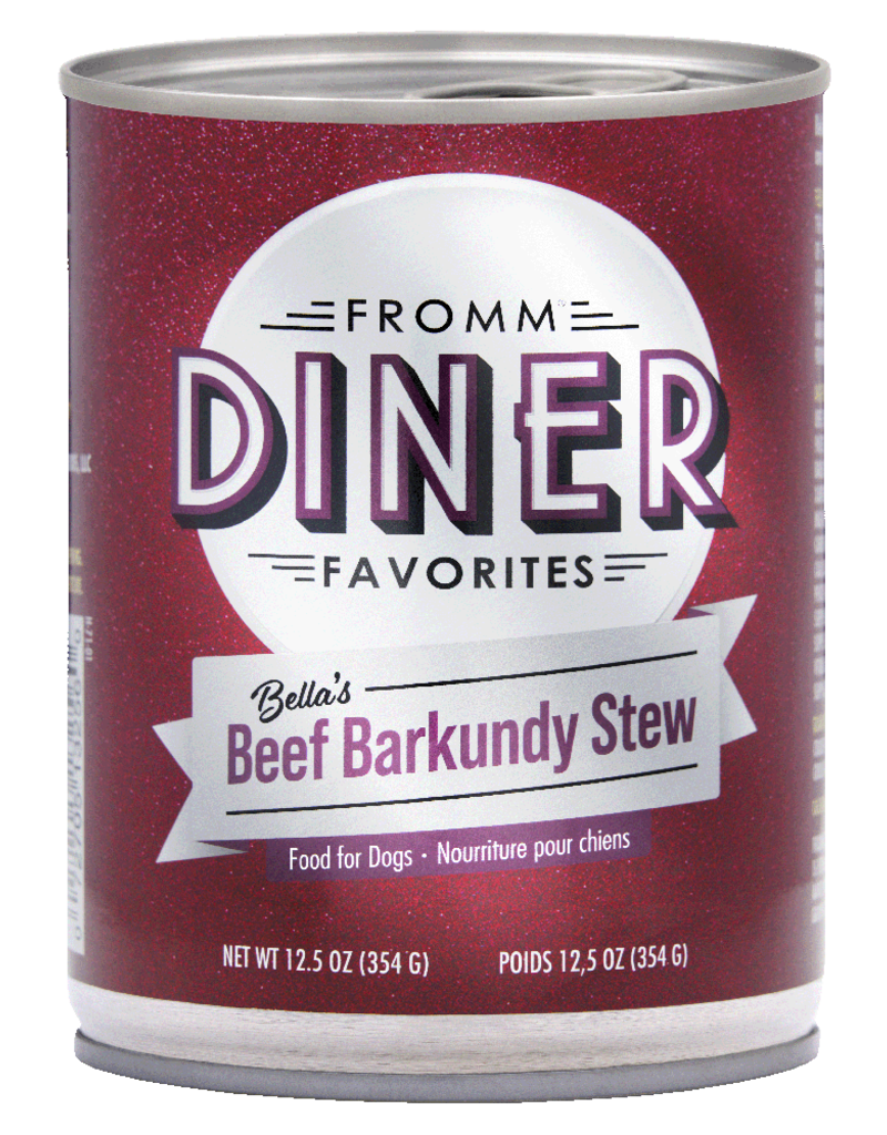 Fromm Fromm Diner Dog Food Can | Beef Barkundy Stew 12.5 oz single