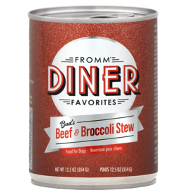 Fromm Fromm Diner Dog Food Can | Bud's Beef & Broccoli Stew 12.5 oz single