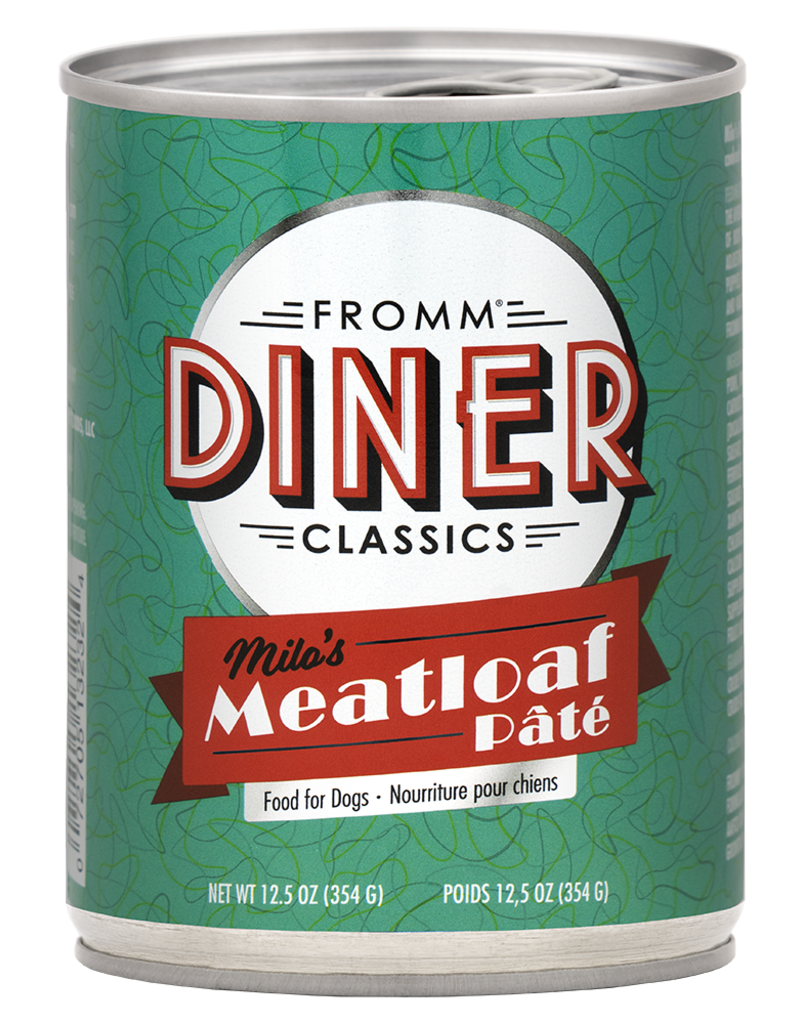 Fromm Fromm Diner Dog Food Can | Meatloaf Pate 12.5 oz CASE