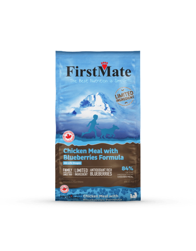 Firstmate FirstMate Grain-Free Dog Kibble | Chicken with Blueberries 25 lb