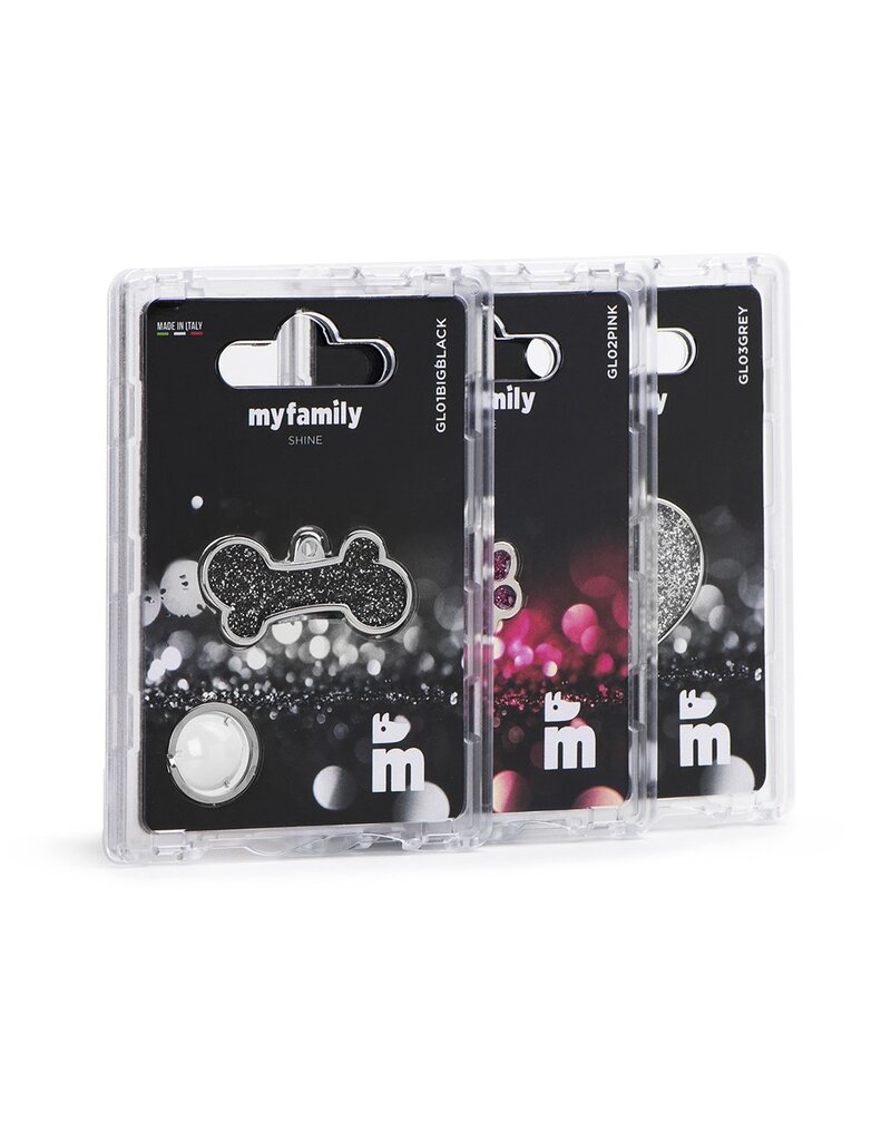 MyFamily MyFamily | Heart Glitter Pink
