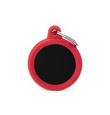 MyFamily MyFamily | Black Circle Aluminum Red Rubber
