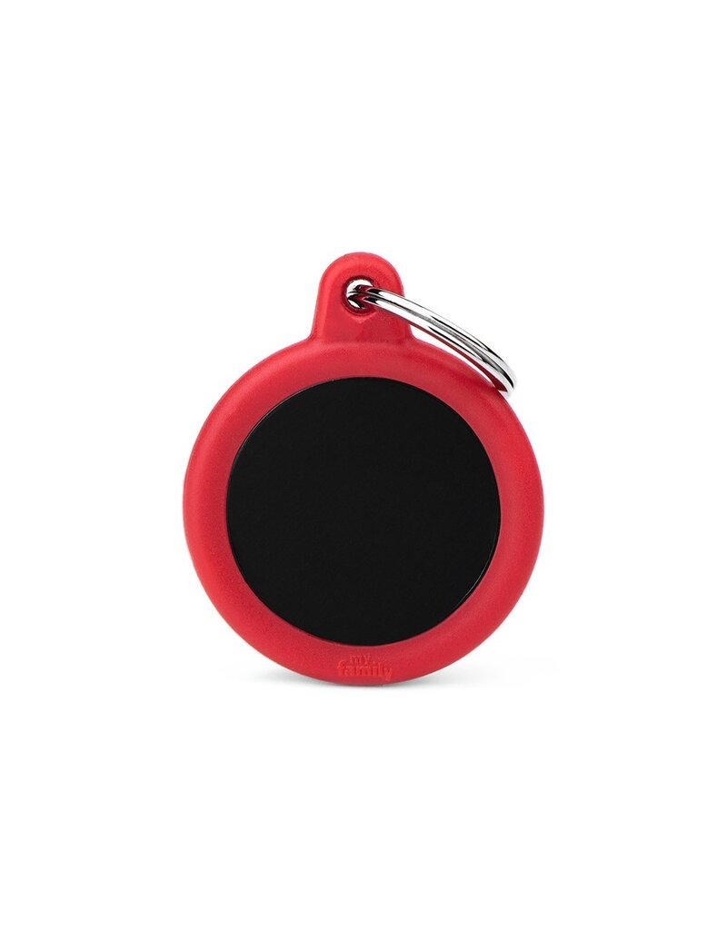 MyFamily MyFamily | Black Circle Aluminum Red Rubber