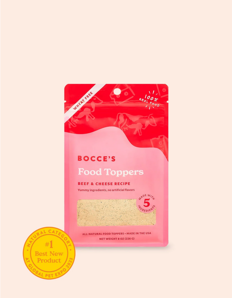 Bocce's Bakery Bocce's Food Toppers | Beef & Cheese 8 oz