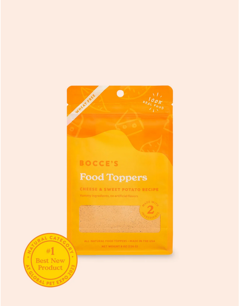 Bocce's Bakery Bocce's Food Toppers | Cheese & Sweet Potato 8 oz