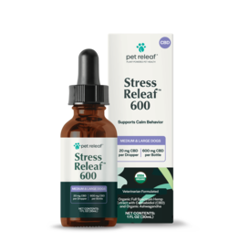 Pet Releaf Pet Releaf Hemp Oil | Dog Stress Releaf For Large Dogs 600 mg (1 oz)