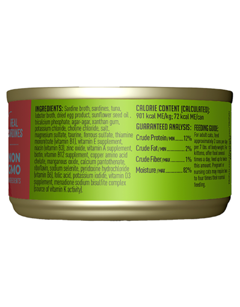 Tiki Cat Tiki Cat Canned Cat Food | Sardine in Lobster Consomme Pate 2.8 oz CASE