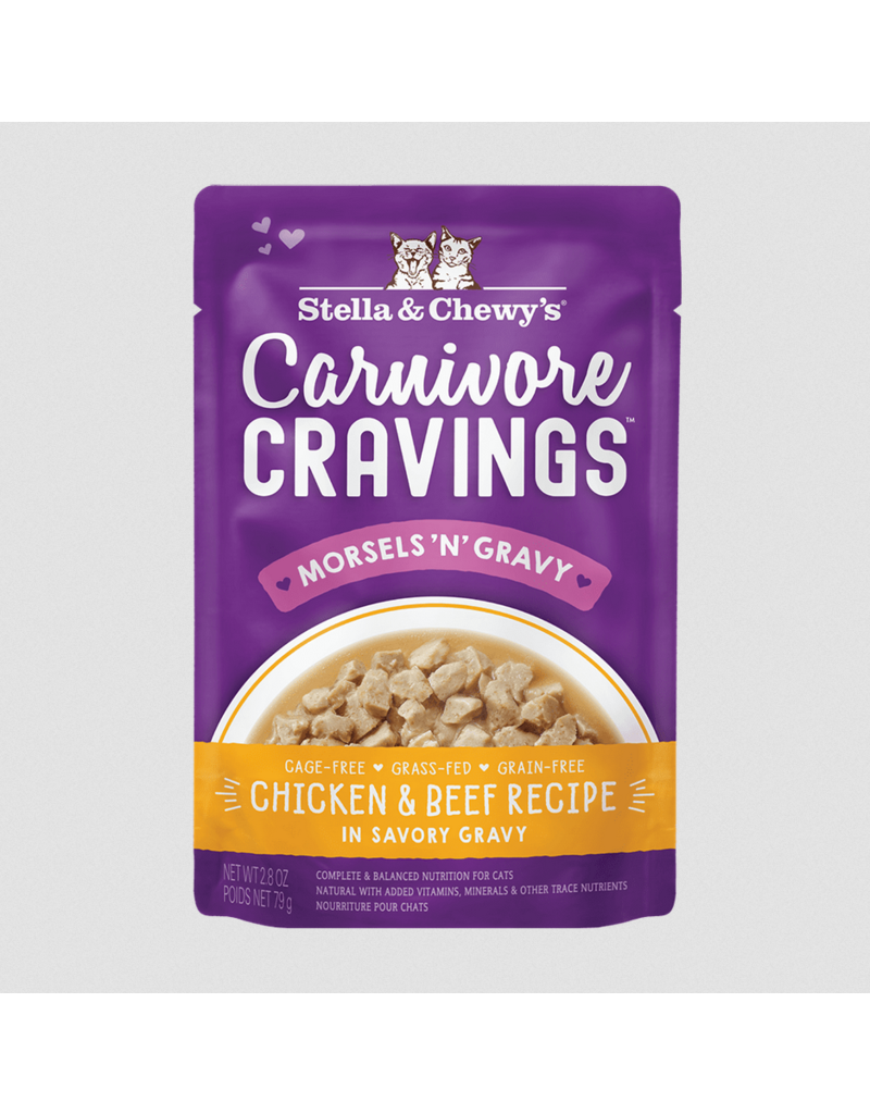 Stella & Chewy's Stella & Chewy's Carnivore Cravings Morsels N' Gravy | Chicken & Beef 2.8 oz single