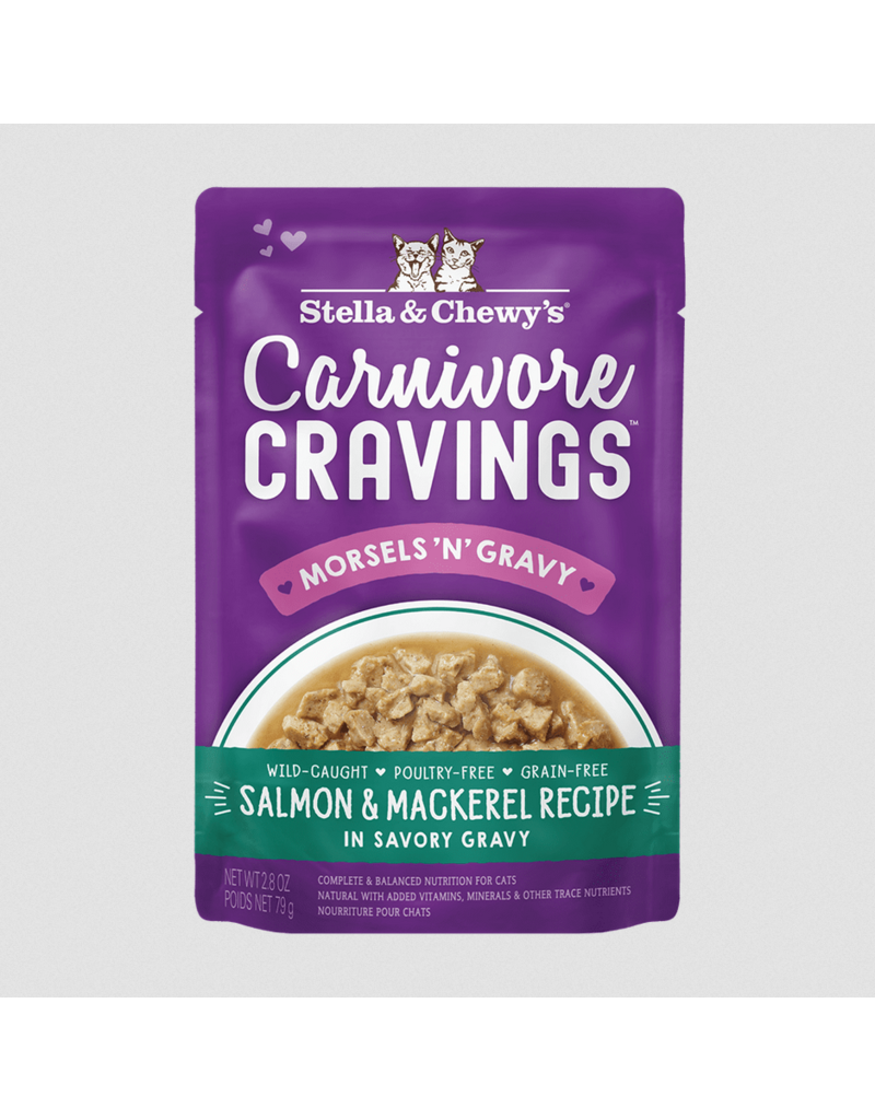 Stella & Chewy's Stella & Chewy's Carnivore Cravings Morsels N' Gravy | Salmon & Mackerel 2.8 oz single