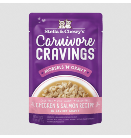 Stella & Chewy's Stella & Chewy's Carnivore Cravings Morsels N' Gravy | Chicken & Salmon 2.8 oz CASE