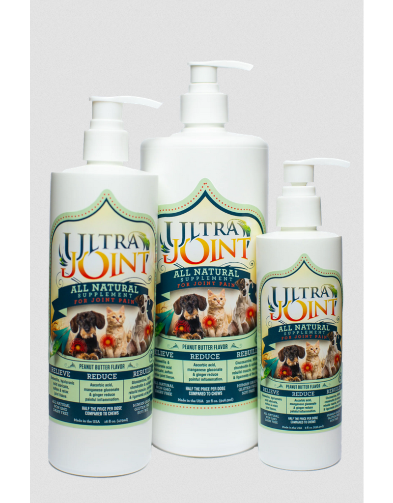 Ultra Oil For Pets Ultra Joint Supplement | Peanut Butter Flavor 16 oz