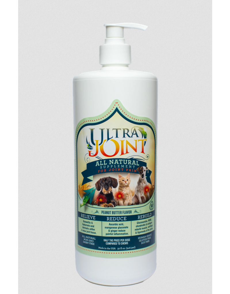 Ultra Oil For Pets Ultra Joint Supplement | Peanut Butter Flavor 32 oz