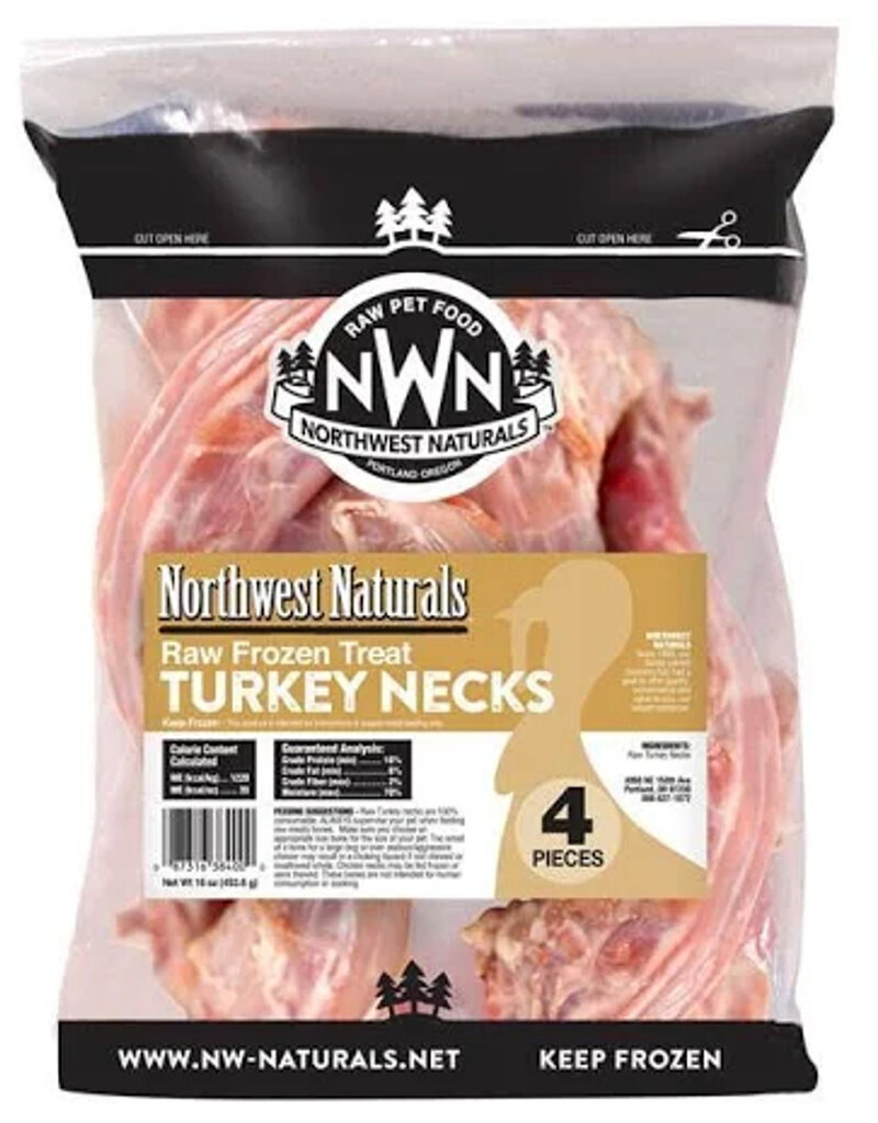 Northwest Naturals Northwest Naturals Frozen Raw Meaty Bones | Turkey Necks 4 ct (*Frozen Products for Local Delivery or In-Store Pickup Only. *)