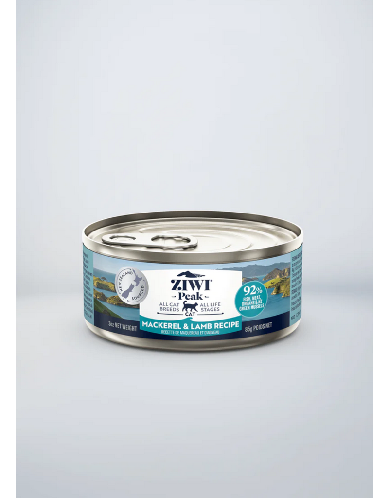 Ziwipeak ZiwiPeak Canned Cat Food | Mackerel  & Lamb Recipe 3 oz CASE