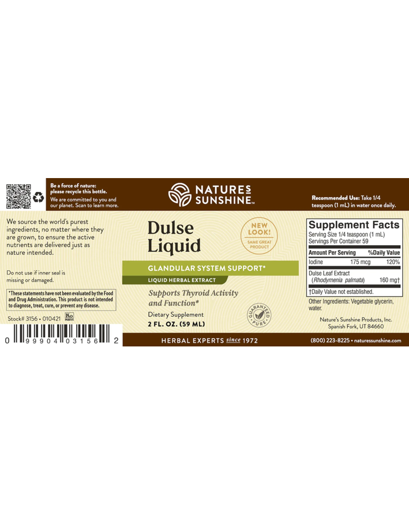 Nature's Sunshine Nature's Sunshine Liquid Supplements Dulse Liquid 2 fl oz