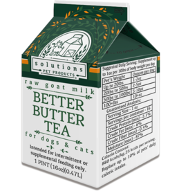Solutions Pet Products Solutions Pet Products | Better Butter Tea Goat Milk 16 oz (*Frozen Products for Local Delivery or In-Store Pickup Only. *)