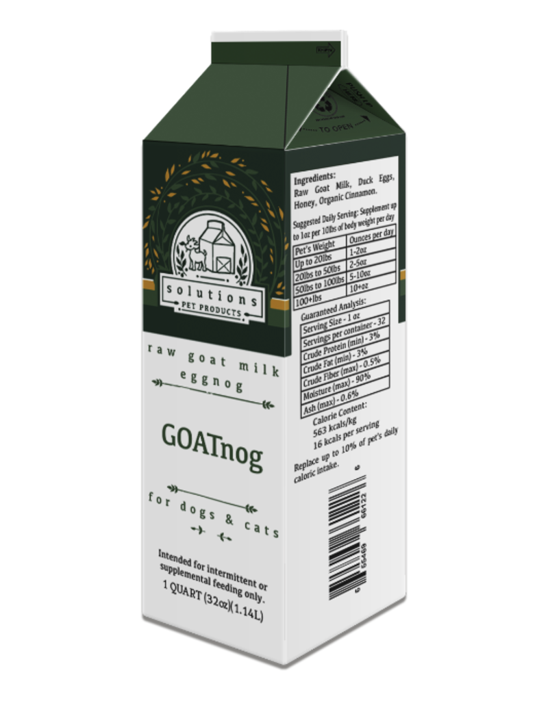 Solutions Pet Products Solutions Pet Products | GOATNog Nog Goat Milk 32 oz