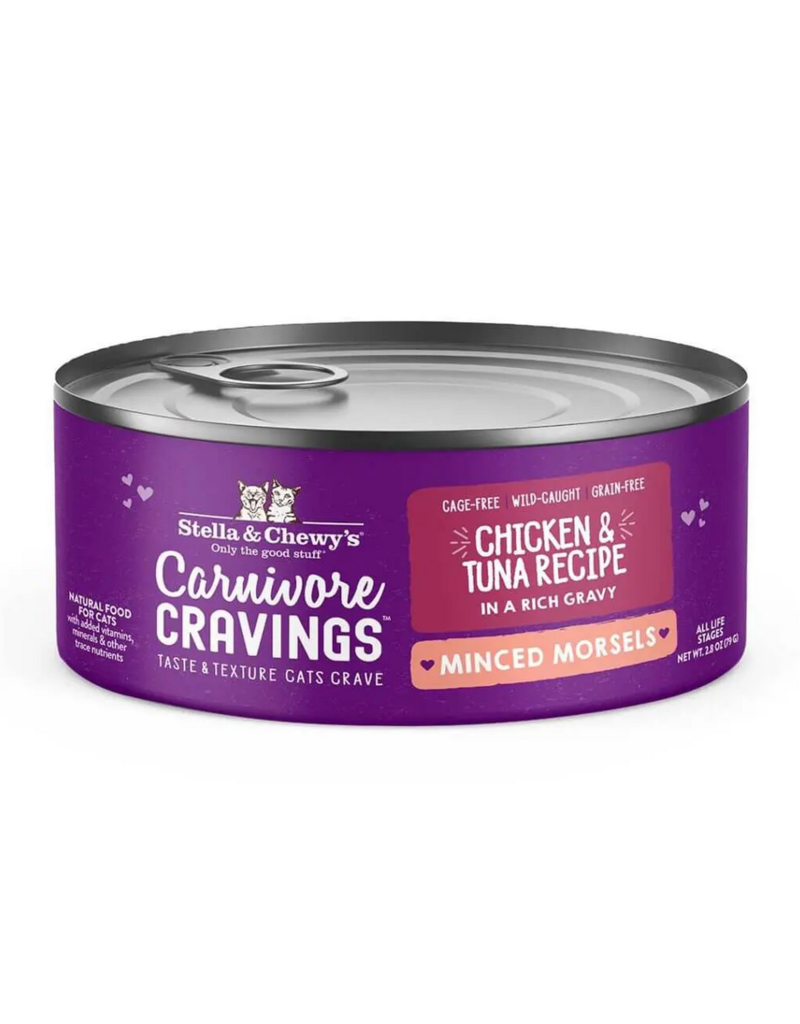 Stella & Chewy's Stella & Chewy's Carnivore Cravings | Chicken & Tuna Recipe Minced Morsels 2.8 oz CASE