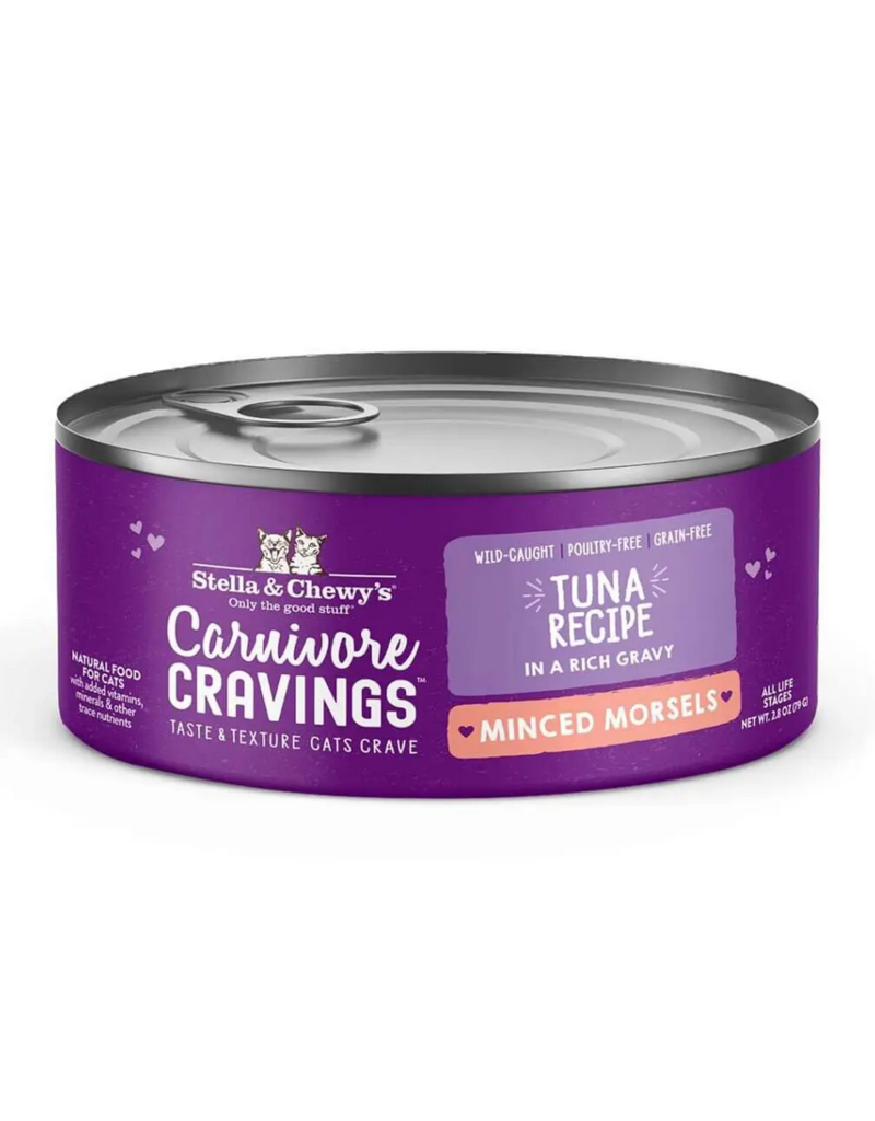 Stella & Chewy's Stella & Chewy's Carnivore Cravings | Tuna Recipe Minced Morsels 2.8 oz CASE