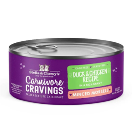 Stella & Chewy's Stella & Chewy's Carnivore Cravings | Duck & Chicken Recipe Minced Morsels 2.8 oz CASE