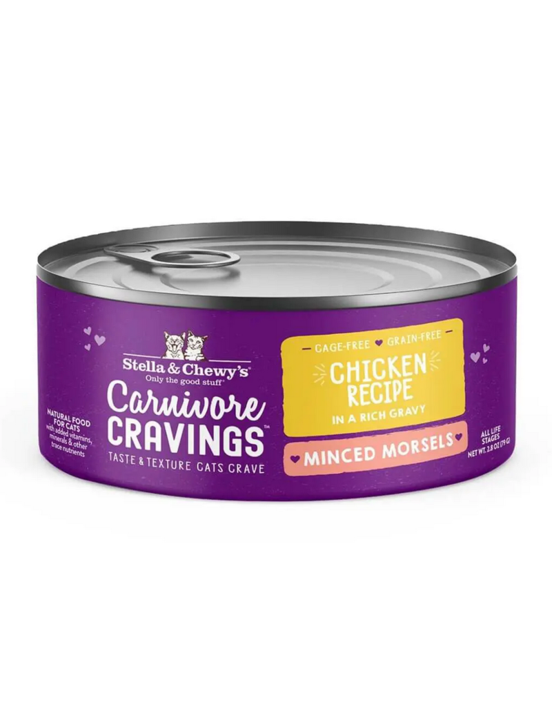 Stella & Chewy's Stella & Chewy's Carnivore Cravings | Chicken Recipe Minced Morsels 2.8 oz CASE