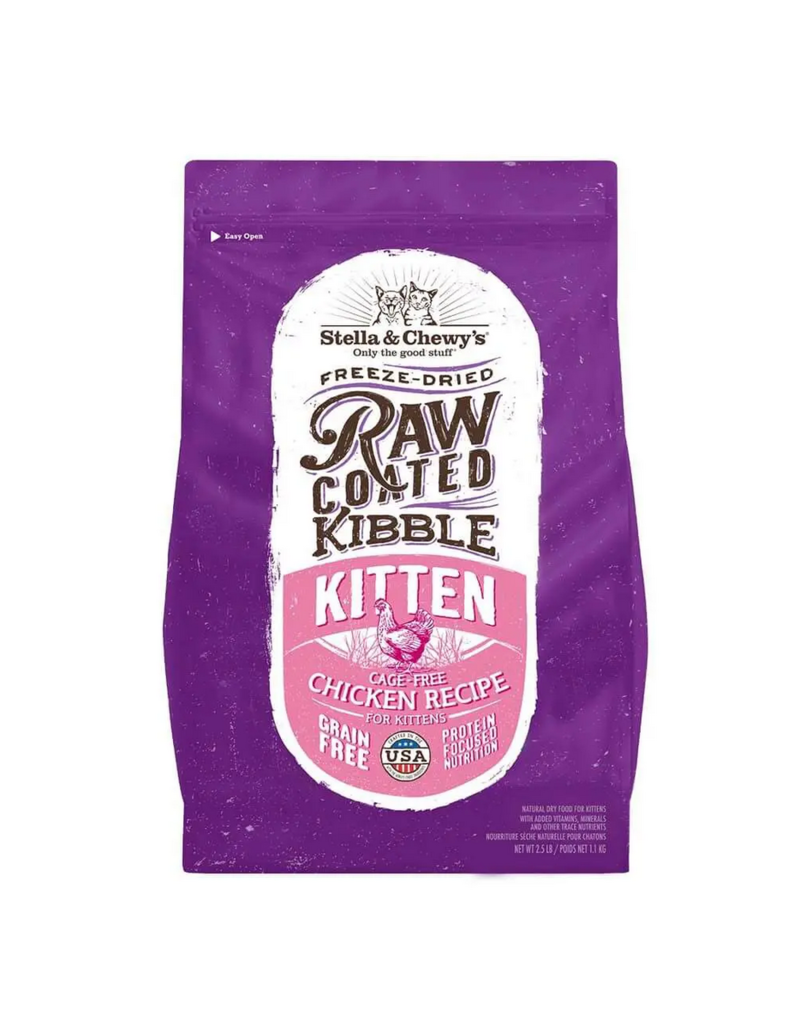 Stella & Chewy's z Stella & Chewy's Raw Coated Cat Kibble | Kitten Chicken Recipe 5 lb