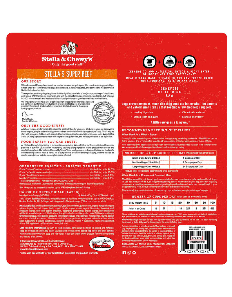 Stella & Chewy's Stella & Chewy's Meal Mixers Stella's Super Beef Trial Size 1 oz