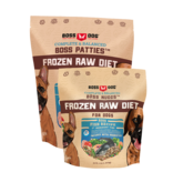 Boss Dog Brand Boss Dog Frozen Raw Dog Food | Fish Patties 6 lb (*Frozen Products for Local Delivery or In-Store Pickup Only. *)