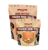 Boss Dog Brand Boss Dog Frozen Raw Dog Food | Chicken Patties 6 lb (*Frozen Products for Local Delivery or In-Store Pickup Only. *)