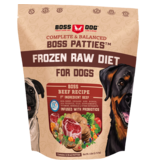 Boss Dog Brand Boss Dog Frozen Raw Dog Food | Beef Patties 6 lb (*Frozen Products for Local Delivery or In-Store Pickup Only. *)