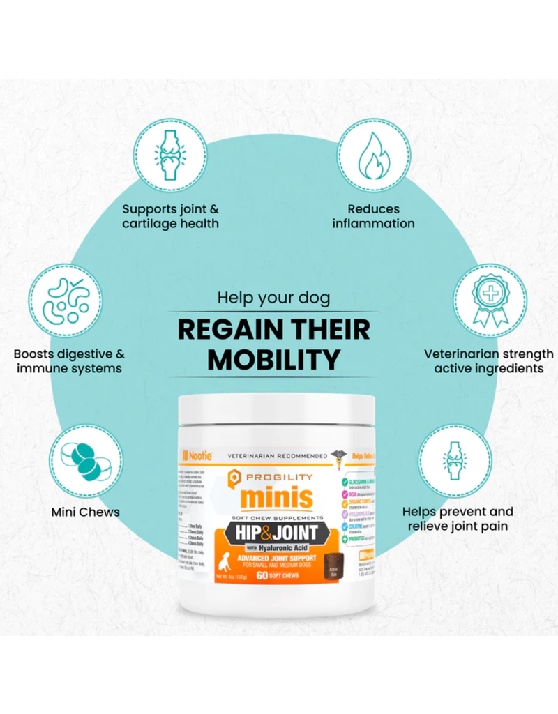 Progility Minis Hip & Joint Soft Chew Supplement