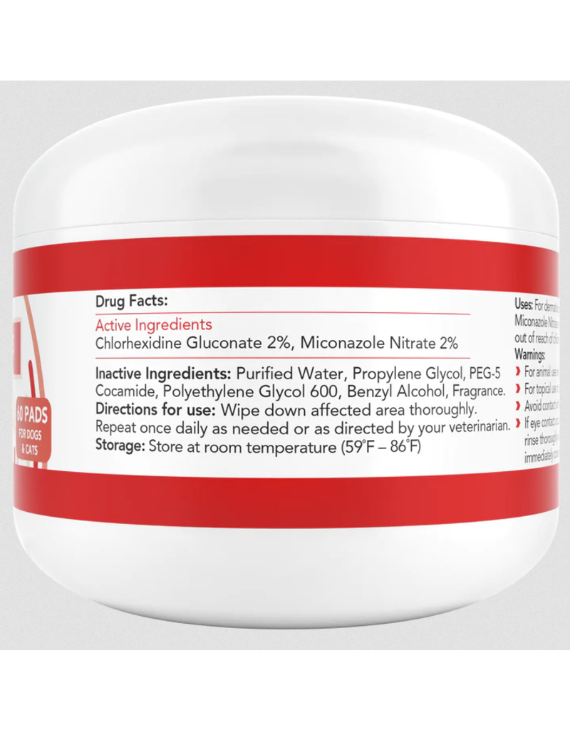 Nootie Nootie Dermatology Solutions | Skin Treatment Medicated Pet Wipes 60 pads