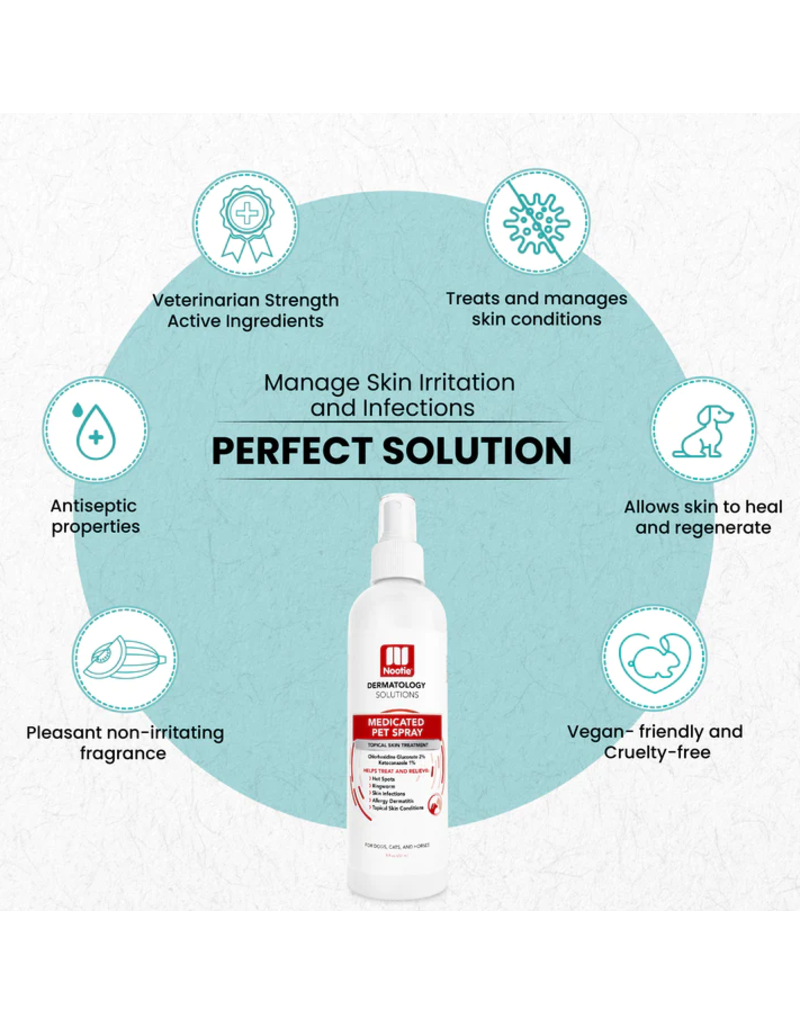 Nootie z Nootie Dermatology Solutions | Skin Treatment Medicated Pet Spray 8 oz