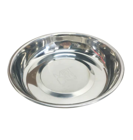 Messy Mutts Messy Cats Stainless Steel Bowl | Stainless Saucer Cat Bowl 1.75 Cups