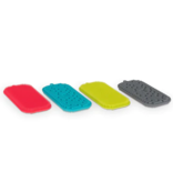 Messy Mutts Messy Mutts Silicone Scrubber | Dual Sided Bowl Sponge Blue